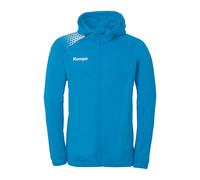 Kempa Handball Ambition 28 Veste à capuche Veste de sport pour hommes et garçons avec capuche doublée - polaire à l'intérieur - avec poches zippées