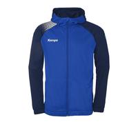 Kempa Handball Ambition 28 Veste à capuche Veste de sport pour hommes et garçons avec capuche doublée - polaire à l'intérieur - avec poches zippées