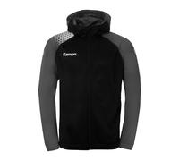 Kempa Handball Ambition 28 Veste à capuche Veste de sport pour hommes et garçons avec capuche doublée - polaire à l'intérieur - avec poches zippées