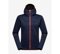 Sweatshirt à capuche La Sportiva Cosmic bleu marine rouge femme - S