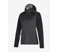 Sweatshirt à capuche La Sportiva Cosmic gris noir rose femme - L