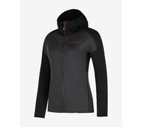 Sweatshirt à capuche La Sportiva Upendo gris foncé noir femme - L