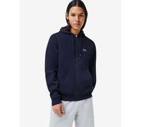 Sweatshirt à capuche Lacoste Colorblock Full Zip bleu foncé - XL