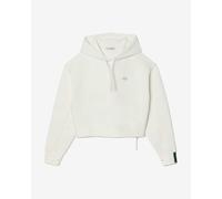 Sweatshirt à capuche Lacoste Small logo blanc femme - 42