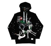 Sweatshirt Ã capuche lÂŽÃ©trange NoÃ«l de Mr. Jack Loungefly Town Noir M