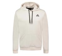 Le Coq Sportif - Sweat à capuche - coton beige uni, coupe droite, nom floqué - L