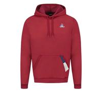 Le Coq Sportif - TRI SP Hoody N°1 - Sweatshirt Capuche Homme - Vêtement Sport Mode Urbain - Matière Coton Polyester Douce Respirante - Taille S - Couleur Rio Red