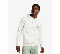 Sweatshirt à capuche Lee Wobbly blanc vert - L