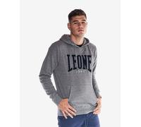 Sweatshirt à capuche Leone 1947 College Medium gris foncé noir - L
