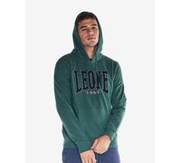 Sweatshirt à capuche Leone 1947 College Medium vert noir - M