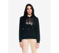 Sweatshirt à capuche Leone 1947 Winter Chic noir femme - S
