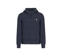 Sweatshirt à capuche logo mini triangle Guess Bleu L
