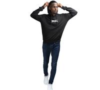 Lonsdale Sweatshirt à capuche Beetham – noir/blanc – M