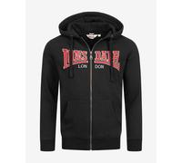 Sweatshirt à capuche Lonsdale Birmingham Full Zip noir blanc - S