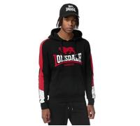 Sweatshirt à capuche Lonsdale Langwell - black/white/red - 2XL XL