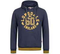 Sweatshirt à capuche Lonsdale Mamhead - navy/yellow - L XL