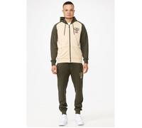Lonsdale Stretton Sweatshirt, Olive/Beige, L Men's