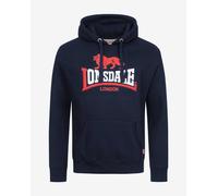 Sweatshirt à capuche Lonsdale Thurning bleu marine rouge blanc - XL