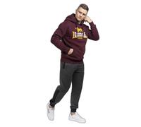 Lonsdale Sweat à capuche Thurning Rouge 2XL Homme