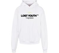 Sweatshirt Ã capuche Lost Youth Cooperations Blanc S