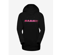 Sweatshirt à capuche Mammut ML Logo noir logo rose femme - L