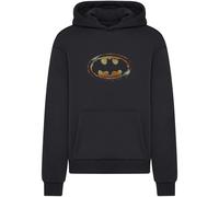 Sweatshirt Ã capuche Merchcode Batman 1989 Logo Fluffy Noir XL
