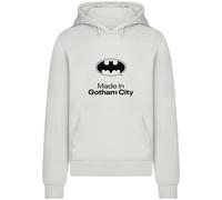 Sweatshirt Ã capuche Merchcode Batman Made in Gotham City Gris 2XL
