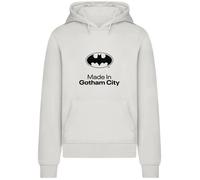 Merchcode Batman Made In Gotham City Hoodie Blanc L Homme