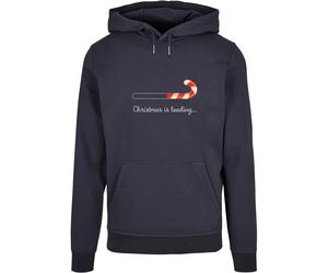 Sweatshirt Ã capuche Merchcode Christmas Loading Basic Bleu M