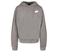 Merchcode Sweat-shirt 'Love In The Air' gris chiné / blanc, Taille M