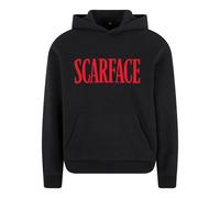 Sweatshirt Ã capuche Merchcode Scarface Magazine Cover Fluffy Noir XL