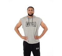 Sweatshirt Ã capuche Metal Boxe Gris XL