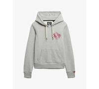 Sweatshirt à capuche métallisé femme Superdry Athletic Gris L