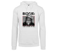 Sweatshirt Ã capuche Mister Tee Biggie Crown GT Blanc 3XL