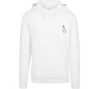 Sweatshirt Ã capuche Mister Tee Love Sign 2.0 Blanc XS