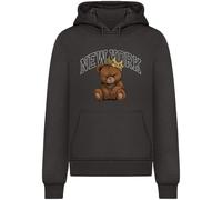 Mister Tee New York Crowned Bear Hoodie Noir 5XL Homme