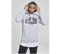 Sweatshirt à capuche - Mister Tee - pray GT - Gris chine - Manches longues - Mixte XXXXXL