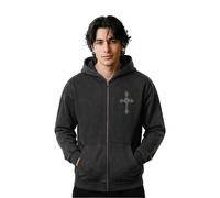 Sweatshirt à capuche Mister Tee Sacred Skin Gris 2XL