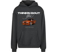 Sweatshirt Ã capuche Mister Tee Thinking Bout You Car Gris S