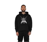 MJ Gonzales Sweat-shirt 'Higher Than Heaven' gris / noir / blanc, Taille XXL