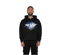 MJ Gonzales Sweat-shirt 'Higher Than Heaven V.4' bleu / noir / blanc, Taille S