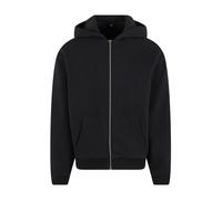 Build Your Brand Fluffy Full Zip Sweatshirt Noir 2XL Homme