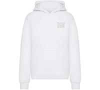 Sweatshirt Ã capuche moelleux femme Miss Tee Never Look Back Blanc L