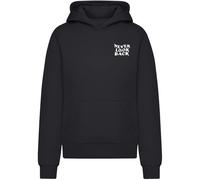 Sweatshirt à capuche moelleux femme Miss Tee Never Look Back Noir M