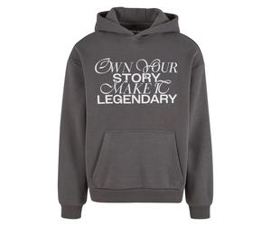 Sweatshirt Ã capuche moelleux Upscale Make It Legendary Marron M