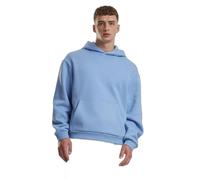 Urban Classics Sweat à capuche Fluffy TB6750 – Coupe surdimensionnée – Bleu M Homme