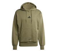 adidas Homme Essentials Feelcozy Fleece Hoodie Sweatshirt, Olive strata/Black, XXL