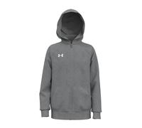 Under Armour Veste de survêtement Rival Fleece Full Zip – Polaire zippée – Gris – Garçon 8 ans