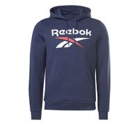 Sweatshirt à capuche molleton Reebok Identity Stacked Logo Bleu XS