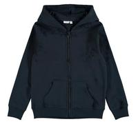 Sweatshirt à capuche - NAME IT - dark sapphire - 80% coton bio - 20% polyester - Bleu 11-12 ans
